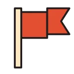 Flat Flag SVG Icon